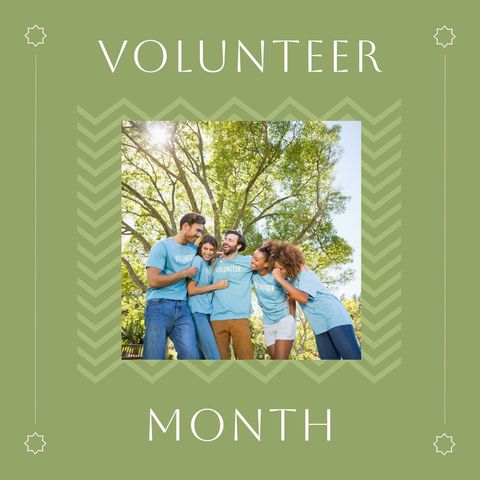 National Volunteer Month Celebration in Vibrant Green Park - Download Free Stock Templates Pikwizard.com
