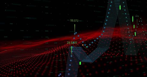 Abstract Digital Data Visualization with Global Connections - Download Free Stock Images Pikwizard.com