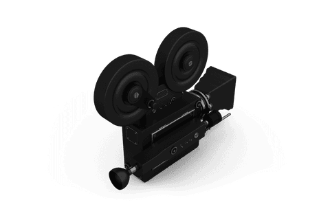 vintage black film camera illustration on transparent background - Download Free Stock Videos Pikwizard.com