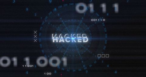 Hacked Text with Digital Code and Data Patterns - Download Free Stock Images Pikwizard.com