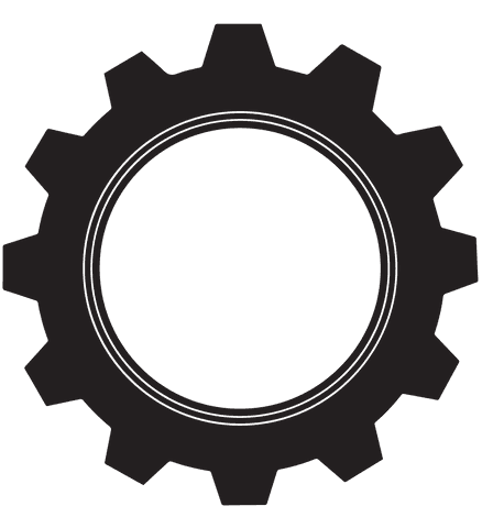 Transparent Gear Icon on White Background for Industrial Design - Download Free Stock Videos Pikwizard.com