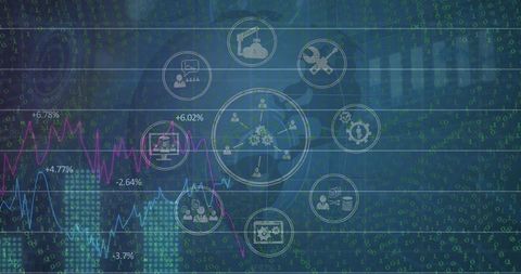 abstract financial data processing and global connections - Download Free Stock Images Pikwizard.com