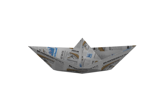 Transparent Origami Paper Boat Made from White Newspaper Page - Download Free Stock Videos Pikwizard.com