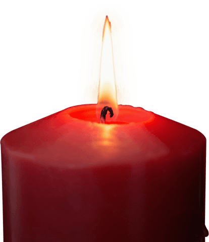 red burning candle on transparent background for creative use - Download Free Stock Videos Pikwizard.com