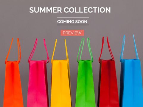 colorful shopping bags for summer fashion preview - Download Free Stock Templates Pikwizard.com