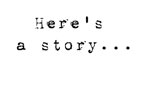 stylish 'here's a story' text on transparent background - Download Free Stock Videos Pikwizard.com