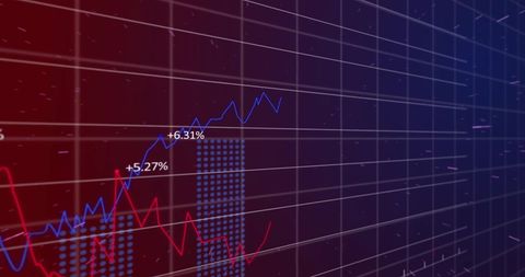 Financial Data Analysis Graph with Growing Trends - Download Free Stock Images Pikwizard.com