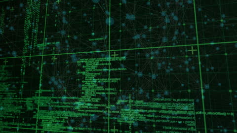 Digital Data Networks and Cyber Processing Visualization