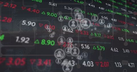 Financial Network Dashboard with Market Data Visualization