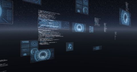 Futuristic Digital Interfaces and Analytics - Download Free Stock Images Pikwizard.com