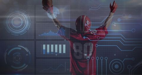 Enhancing American Football Play with Augmented Data Visualizations