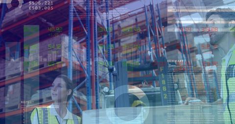 Digital interface technology with warehouse operations