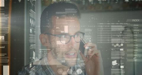 Businessman Analyzing Data While on Smartphone - Download Free Stock Images Pikwizard.com