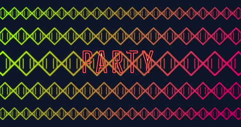 Abstract Neon Party Vibes with Dynamic Light Patterns