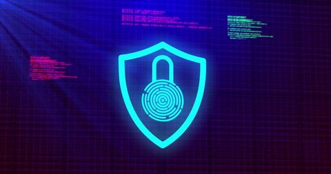 Lock Securing Digital Data in High-Tech Environment - Download Free Stock Images Pikwizard.com