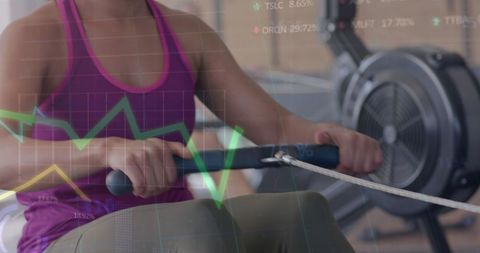 Fitness motivation with analytics overlay for training insights