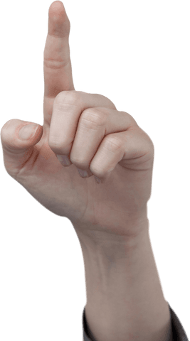 transparent hand pointing upward gesture on digital interface - Download Free Stock Videos Pikwizard.com