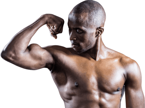 muscular man flexing transparent background - Download Free Stock Videos Pikwizard.com