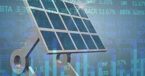 Dynamic Fusion of Solar Energy and Stock Market Analysis - Download Free Stock Images Pikwizard.com