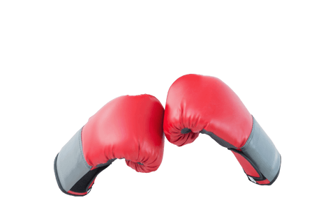 Red Boxing Gloves on Transparent Background Close Up - Download Free Stock Videos Pikwizard.com