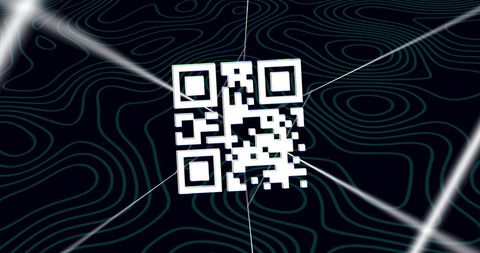 Dynamic QR Code with Abstract Digital Background Design - Download Free Stock Images Pikwizard.com