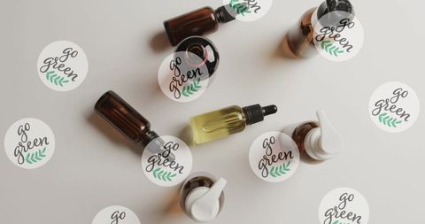 Eco-friendly beauty products with organic concepts