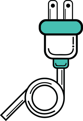 transparent electrical plug cable illustration for technology design - Download Free Stock Videos Pikwizard.com