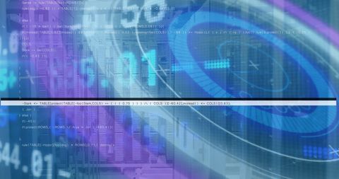 Futuristic Code Overlay with Global Med Tech Theme - Download Free Stock Images Pikwizard.com