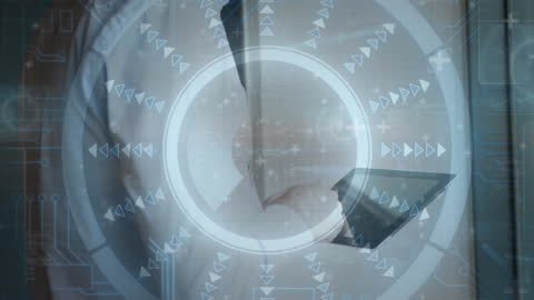 Digital Connections and Data Processing Concepts in Technology Hub