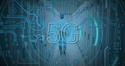 Futuristic 5G Technology in Modern Server Room - Download Free Stock Images Pikwizard.com