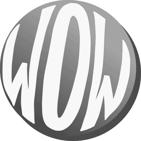 modern wow text badge with transparent background - Download Free Stock Videos Pikwizard.com