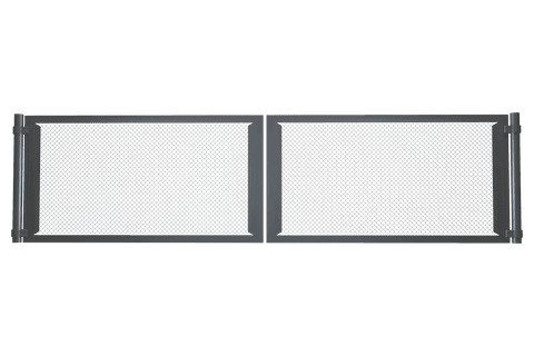 transparent wire fence panel with metal frame illustration - Download Free Stock Videos Pikwizard.com