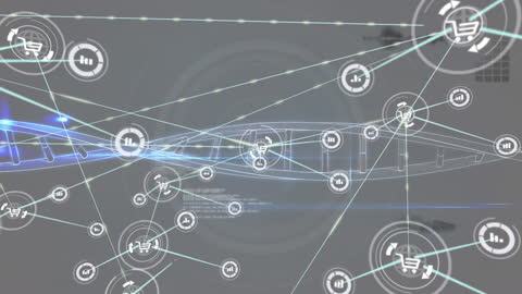 Digital Data Networks Intersecting DNA Strand