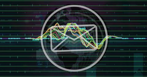 Digital Communication Data Analytics in Global Network - Download Free Stock Images Pikwizard.com