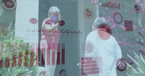 COVID-19 Data Visualization with Doctor and Female Patient Interaction