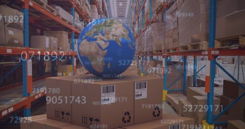 Global shipping trends in modern warehouse