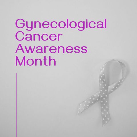 Gynecological Cancer Awareness Month Blue Ribbon - Download Free Stock Templates Pikwizard.com