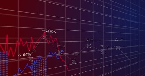 Digital Financial Graph Illustrating Stock Market Trends - Download Free Stock Images Pikwizard.com