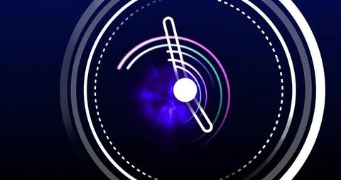 Digital Clock with Light Trails on Dark Background - Download Free Stock Images Pikwizard.com