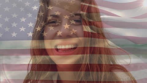 Blending Health and Patriotism: Surgery with American Flag Overlay