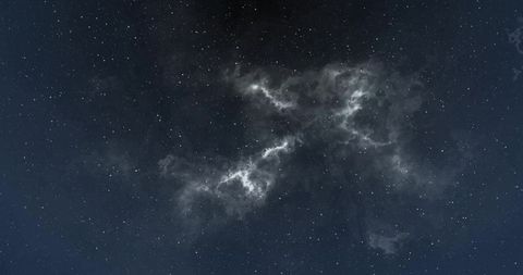 Stunning Nebula Formation Stretching Across Starry Cosmos