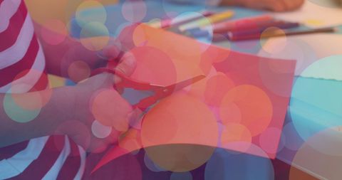 Creative Schoolchildren Excelling in Art Classes