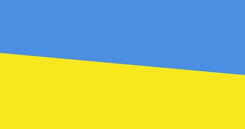 Ukraine Flag Transformation Concept with Blue and Yellow Design