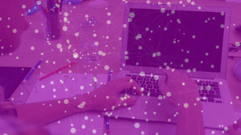 Connecting the Dots in Digital World Minimalist Banner