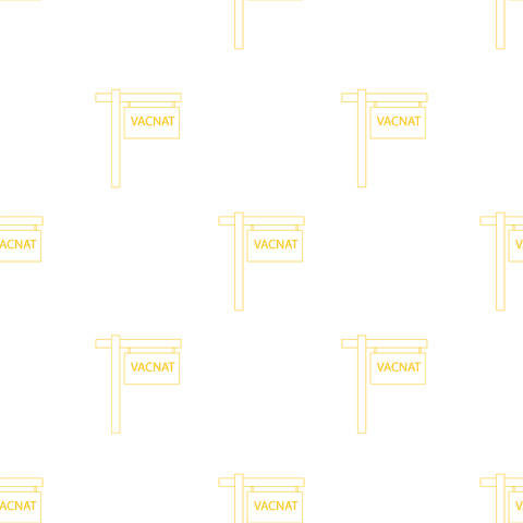 Vector Pattern of Yellow Vacancy Signs on Transparent Background - Download Free Stock Videos Pikwizard.com