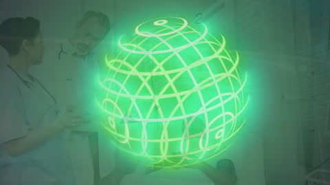 Digital Globe Overlay in Healthcare Setting