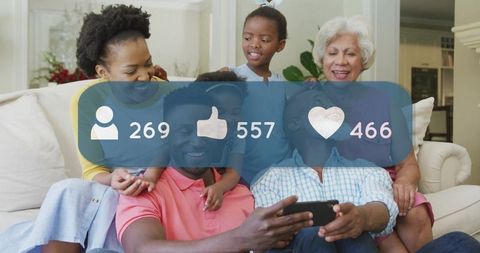 Multigenerational Family Bonding Over Social Media