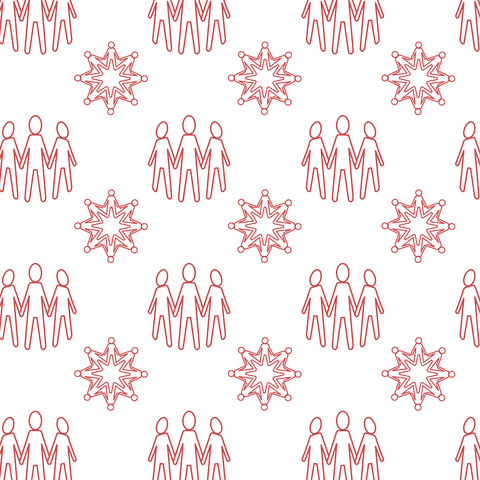 Red People Pattern on Seamless Transparent Background - Download Free Stock Videos Pikwizard.com