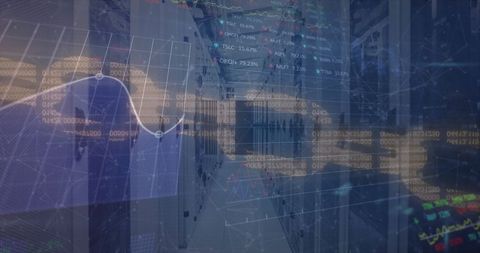 Blockchain Data Processing in Computer Servers Concept - Download Free Stock Images Pikwizard.com