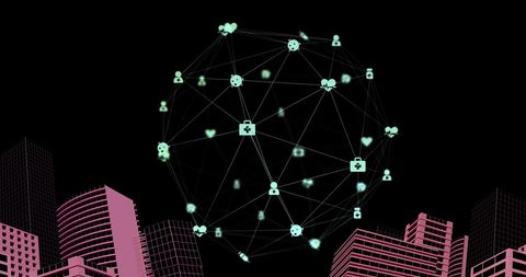 Global Networking Concepts in Digital Technology Landscape - Download Free Stock Images Pikwizard.com